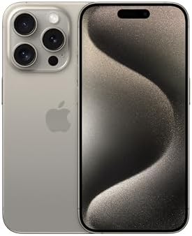 Apple iPhone 15 Pro, 256GB, Natural Titanium – Verizon (Renewed Premium)
