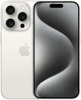 Apple iPhone 15 Pro, 256GB, White Titanium – AT&T (Renewed Premium)