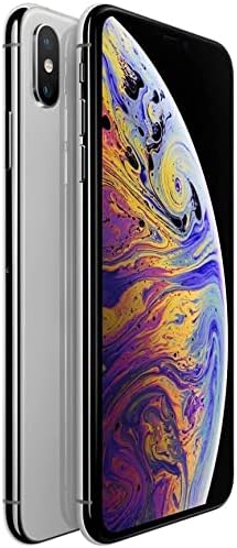 Apple iPhone Xs Max, 512GB, Silver for GSM Carriers (Renewed)