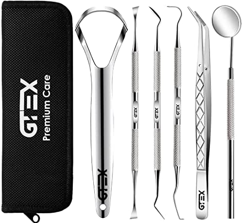 Dental Tools, Dental Pick, Plaque Remover for Teeth Cleaning Tools, Dental Picks for Teeth Cleaning Kit, Tooth Cleaner, Tartar Remover for Teeth – Dentist Kit