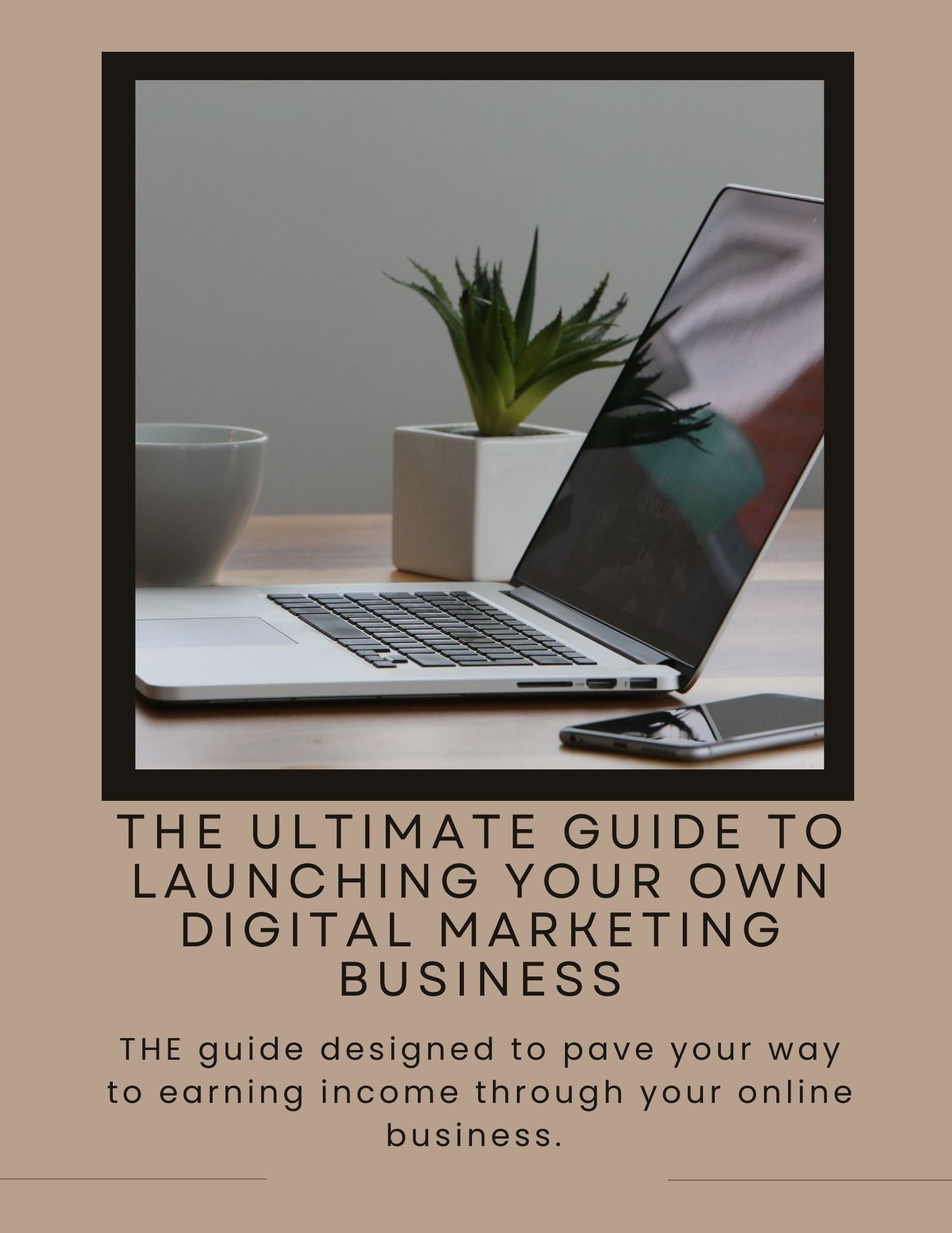 Digital Marketing Guide Passive Income Make Money Online Digital products Create Your Own Business Digital Download Online Business
