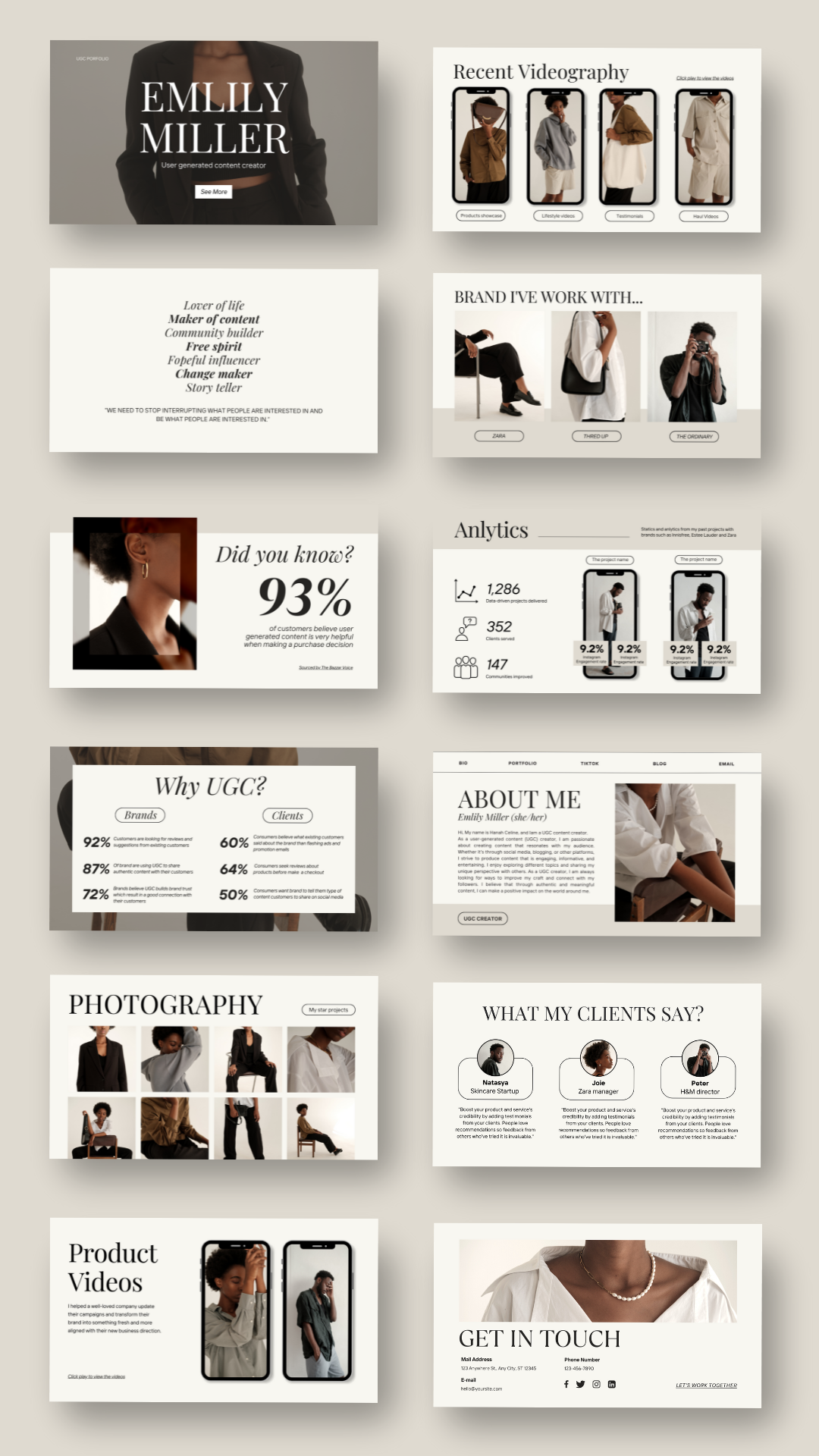 Elevate Your Portfolio: 5+ Stunning UGC Templates
