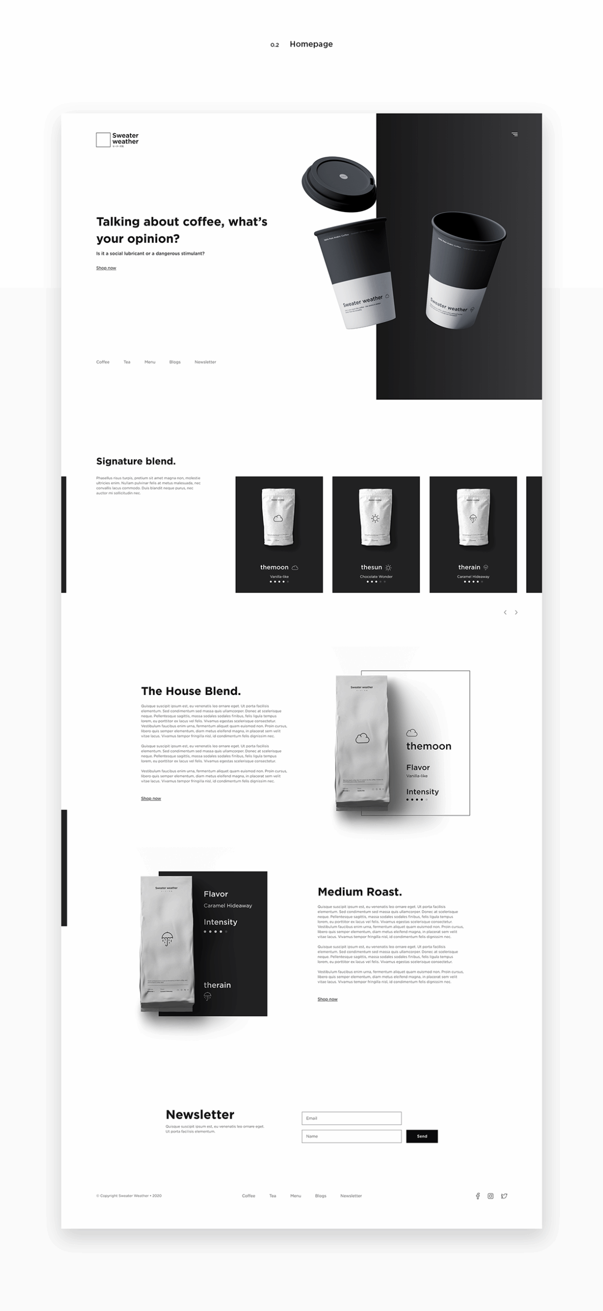 Sweather Weather – UI/UX – Lucas Gusso