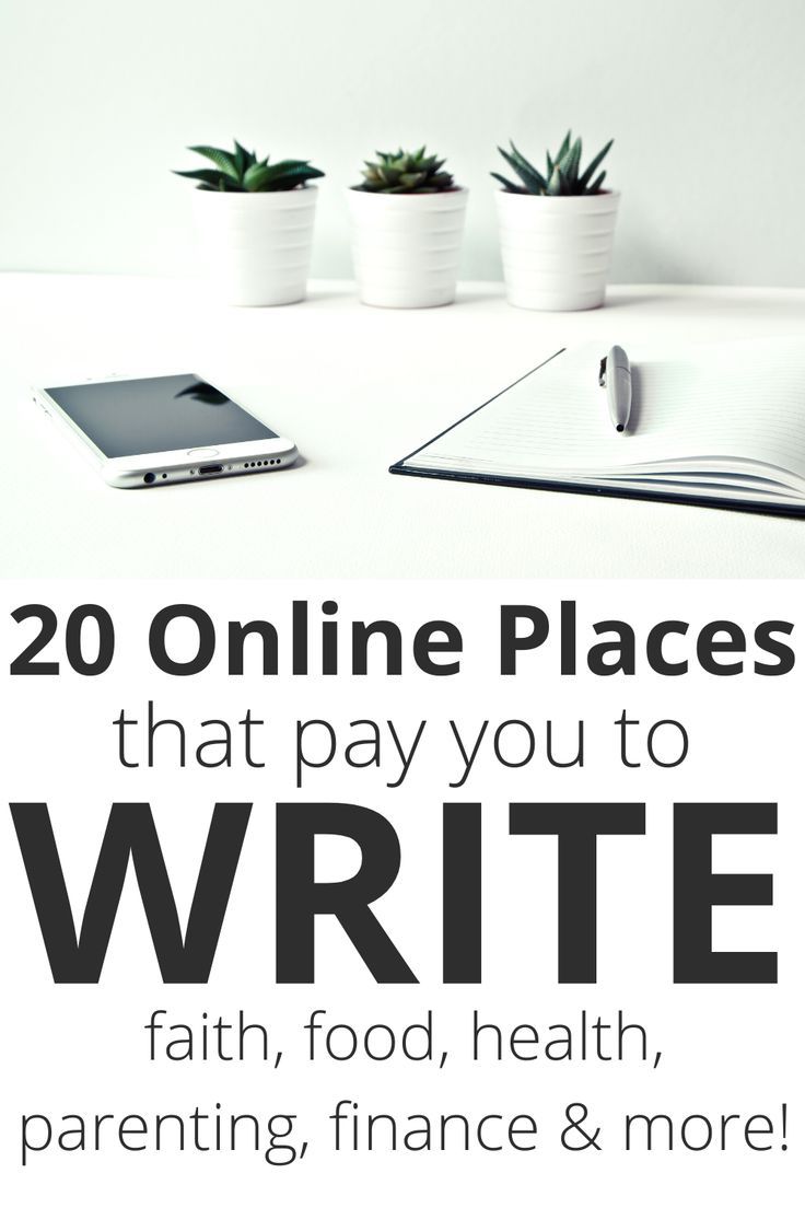 Get paid to write