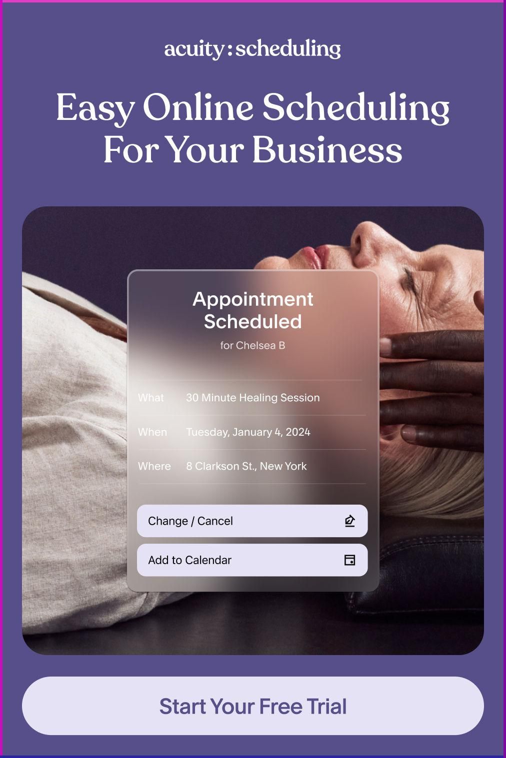 Try Acuity Scheduling for free today.