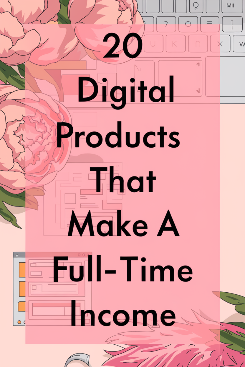 20 Digital Product Ideas to Sell on Etsy in 2025 for a Full Time Income